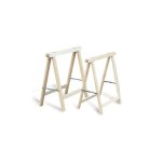 Tr�teau pliant fr�ne 80 x 80 sect. 55 x 30 compas zingu� pro mercier 418