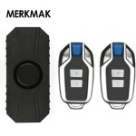 Merkmak alarme antivol de v�lo sans fil avec 2 t�l�commande , son super puissant de 113 db 7 niveaux ...