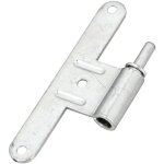 Mermier - lame mâle pour paumelle bois universelle forme en t gauche acier zingué blanc m - 789261 Mermier - lame mâle pour paumelle bois universelle forme en t gauche acier zingué blanc m - 789261