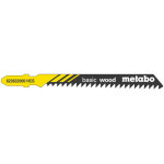 Metabo - 5 lames de scie sauteuse s�rie bois classique 74 / 3, 0 mm hcs 25 pi�ces