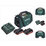 Metabo - ak 18 multi compresseur sans fil 18 v 11 bar + 2x batterie 4, 0 ah + chargeur