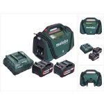 Metabo - ak 18 multi compresseur sans fil 18 v 11 bar + 2x batterie 4, 0 ah + chargeur