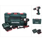 Metabo bs 18 ltx bl i perceuse - visseuse sans fil 18 v 130 nm + 2x batteries 4, 0 ah + chargeur + metabox ...