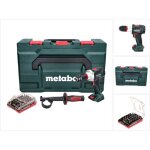 Metabo bs 18 ltx bl i perceuse - visseuse sans fil 18 v 130 nm brushless + kit d'embouts 32 pces + metabox ...