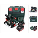 Metabo ks 18 ltx 57 scie circulaire sans fil 18v 165x20mm + 2x batteries 8, 0ah + chargeur + coffret ...
