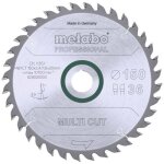 Metabo - lame de scie circulaire hw / ct 150 x 20 x 2, 4 / 1, 6, nombre de dents 36, aff�tage en biseau ...