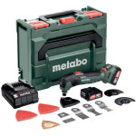 Metabo - outil multifonctions powermaxx mt 12 12v 2x2ah lipower avec coffret et accessoires