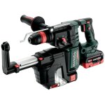 Metabo - outillage - marteau combin sans fil 18 v, 2 batteries 5, 5 ah lihd, chargeur 601715930