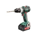 Metabo - outillage - perceuse  percussion sans fil 18v, 2 batteries 4, 0 ah li - power, chargeur 602316500 ...