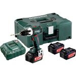 Metabo - perceuse - visseuse sans fil bs 18 lt set 602102960 18 v 4. 0 ah li - ion + 3 batteries, + chargeur, ...