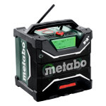 Metabo - radio de chantier sans fil rc 12 - 18 32w bt dab + avec fonction de chargement de la batterie ...