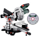 Metabo - scie � onglet kgs 216 m set avec fonction de traction et pcl + 2�me lame de scie hm
