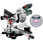 Metabo - scie à onglet kgs 216 m set avec fonction de traction et pcl + 2ème lame de scie hm Metabo - scie à onglet kgs 216 m set avec fonction de traction et pcl + 2ème lame de scie hm