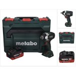 Metabo ssw 18 lt 300 bl visseuse  choc sans fil 18 v 300 nm brushless + 1x batterie 8, 0 ah + metabox ...