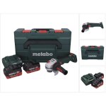 Metabo - wb 18 lt bl 11 - 125 quick meuleuse d'angle sans fil 18 v 125 mm brushless + 2x batterie 8, ...