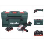 Metabo wvb 18 ltx bl 15 - 125 quick meuleuse d'angle sans fil 18 v 125 mm brushless + 1x batterie 4, ...