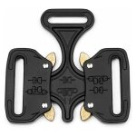 M�tal noir militaire de qualit� tactique boucle pour collier pour chien sacs de voyage diy ceinture v�tements ...