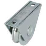 Metalideal galet support ext�rieur gorge ronde - diam�tre 60 mm - pour rail 10 mm