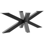 Metalopro - acamar extreme structure de table ? pied central en �toile en acier, rev�tement par poudre, ...