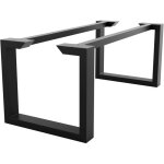 Metalopro - eta epox extreme structure de table ? pieds rectangulaires en acier, rev�tement par poudre, ...