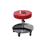 Mw tools ? tabouret d'atelier hauteur r�glable ? capacit� de charge 120 kg ? roues en polyur�thane ? ...