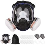 Masque à gaz 16 - in - 1 1 corps de masque + 2 x cartouches 3 + 2 x bouchons de filtre + 10 tampons de ... Masque à gaz 16 - in - 1 1 corps de masque + 2 x cartouches 3 + 2 x bouchons de filtre + 10 tampons de ...