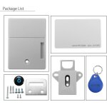 Serrure de tiroir serrure invisible sans trou  induction 1 carte 3 boucles (boucle bleue)