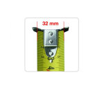 Mètre ruban black bull metrica 32mm x 5m - 08075 Mètre ruban black bull metrica 32mm x 5m - 08075