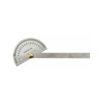 Rapporteur d'angle inox diam 90 mm - lg 150 mm