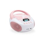 Lecteur cd mp3 enfant avec port usb - rose clair Lecteur cd mp3 enfant avec port usb - rose clair