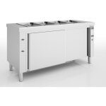 Meuble bain - marie sec inox r�serve neutre 1600 x 700 mm - eratos