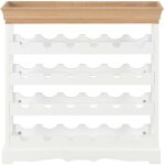 Meubles de rangement?armoire � vin blanc 70 x 22, 5 x 70, 5 cm mdf cfw960827