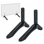Lablanc - meuble tv universel support de base tv meuble tv noir support de bureau 2 pices