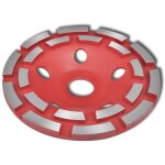 Helloshop26 - meule assiette diamantée 180 mm meuleuse béton disque de meulage carbure Helloshop26 - meule assiette diamantée 180 mm meuleuse béton disque de meulage carbure