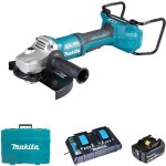 Meuleuse � 230 mm 36 v = 2 x 18 v li - ion 5 ah makita 2 batteries, chargeur, coffret - dga901t2u2