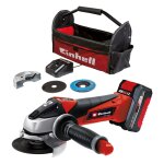 Einhell - meuleuse d'angle �115mm sans fil te - ag 18 / 115 li kit - power x - change (18v, 1 disque ...