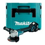 Meuleuse d'angle 125mm dga506 + 1 batterie 5ah bl1850b + coffret makpac makita dga506t1j