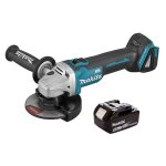 Meuleuse d'angle 125mm dga504z + 1 batterie 5, 0 ah bl1850b - makita
