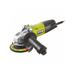 Ryobi - meuleuse d'angle 800 w diam. 125 mm - 12 000 tr / min - livre avec 1 disque mtal 125 mm et ...