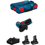Bosch - meuleuse d'angle gws 12v - 76 (2 x 6, 0 ah gal12v - 40 l - boxx 102)