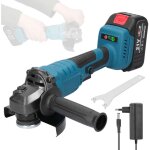 Meuleuse d'angle m14 21v 125mm, moteur sans balais, outil de meulage �lectrique, machine de d�coupe au ...