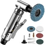 Meuleuse d'angle pneumatique 1 / 4  90psi (6. 35 bar) 20 000 tr / min avec 4 disques diff�rents 2 mandrins ...