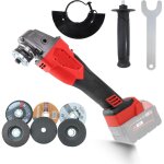 Meuleuse d'angle sans fil pour batterie milwaukee 18 v, outil de pon�age sans balais 12000 tr / min avec ...