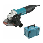 Meuleuse angulaire 1400w �125mm 9565cr makita en coffret makpac