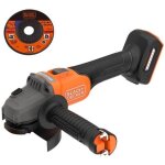 Meuleuse sans fil - black&decker - bcg6l8n - xj - brushless - 18v - 115m - sans batterie
