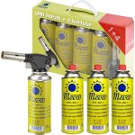 Meva - br�leur � gaz restauration universel cr�me brulle 1kw set