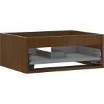 Mexen box - a corps de meuble sous - lavabo 60 cm, 1 tiroir, noyer - 91ax0 - 0600 - 235 - 1 - 86