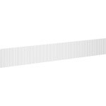 Mexen - fa�ade frontale rivel stri�e pour corps d'armoire de salle de bain 140 x 20 cm, blanc mat - 91a20 ...