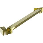 Mexen support inclin� pour portes et parois de douche 6 - 8 mm, dor� - 830 - 09 - 50