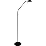 Lampadaire lampe de lecture lumi�re de salon led variateur lampadaire noir r�glable
